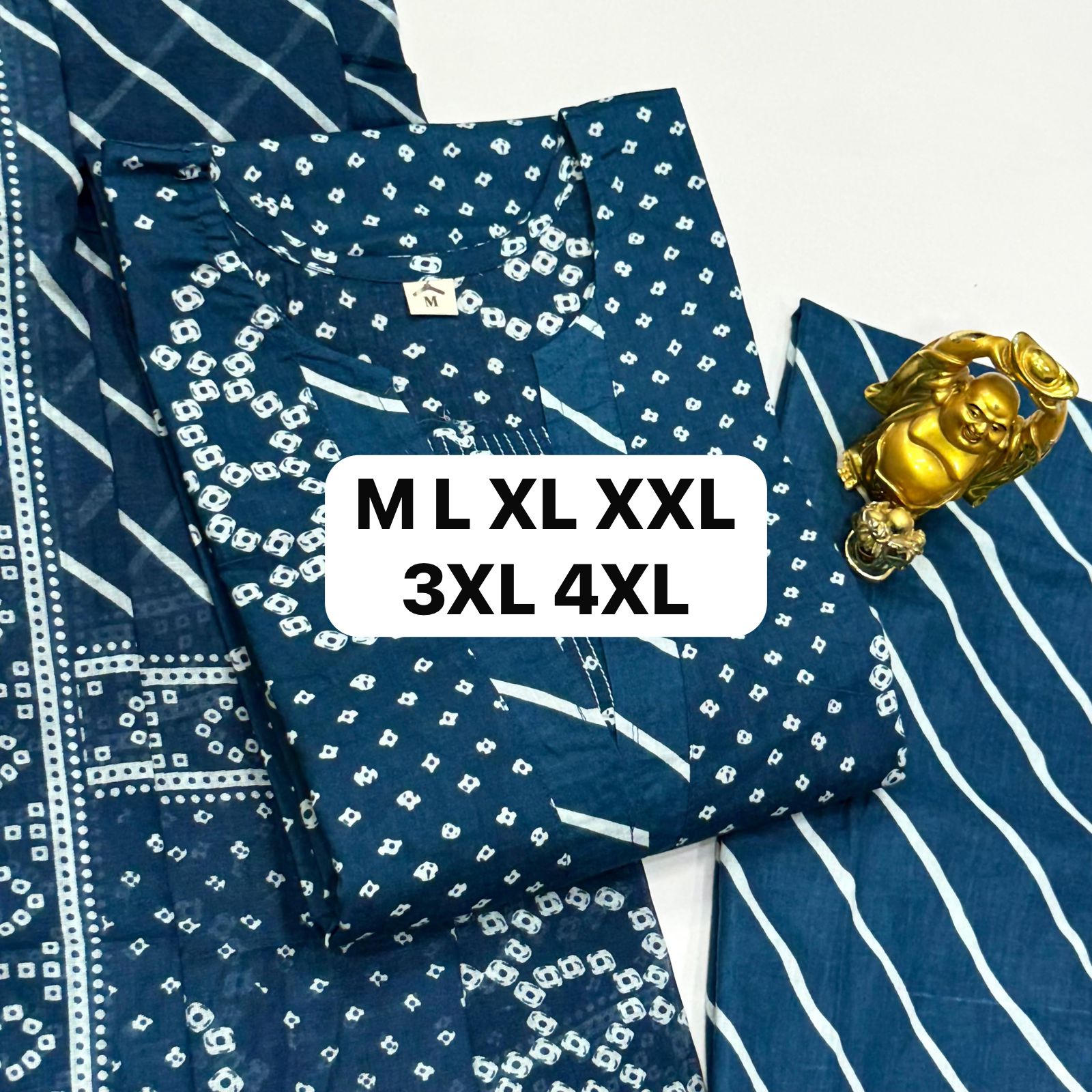 Cotton Camric 3-Piece Suit Set