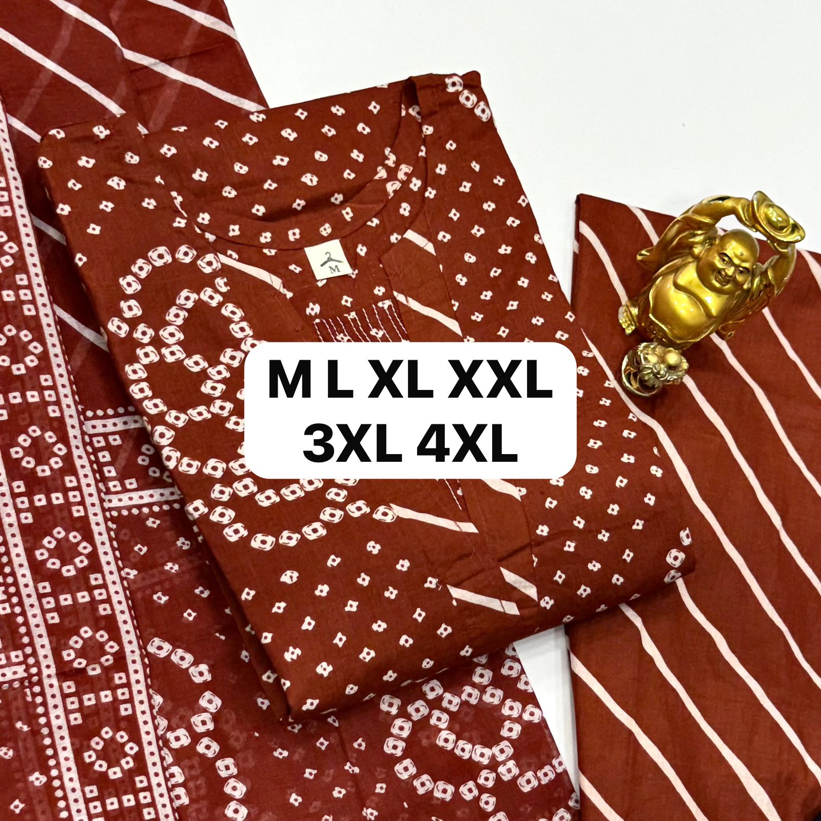 Cotton Camric 3-Piece Suit Set