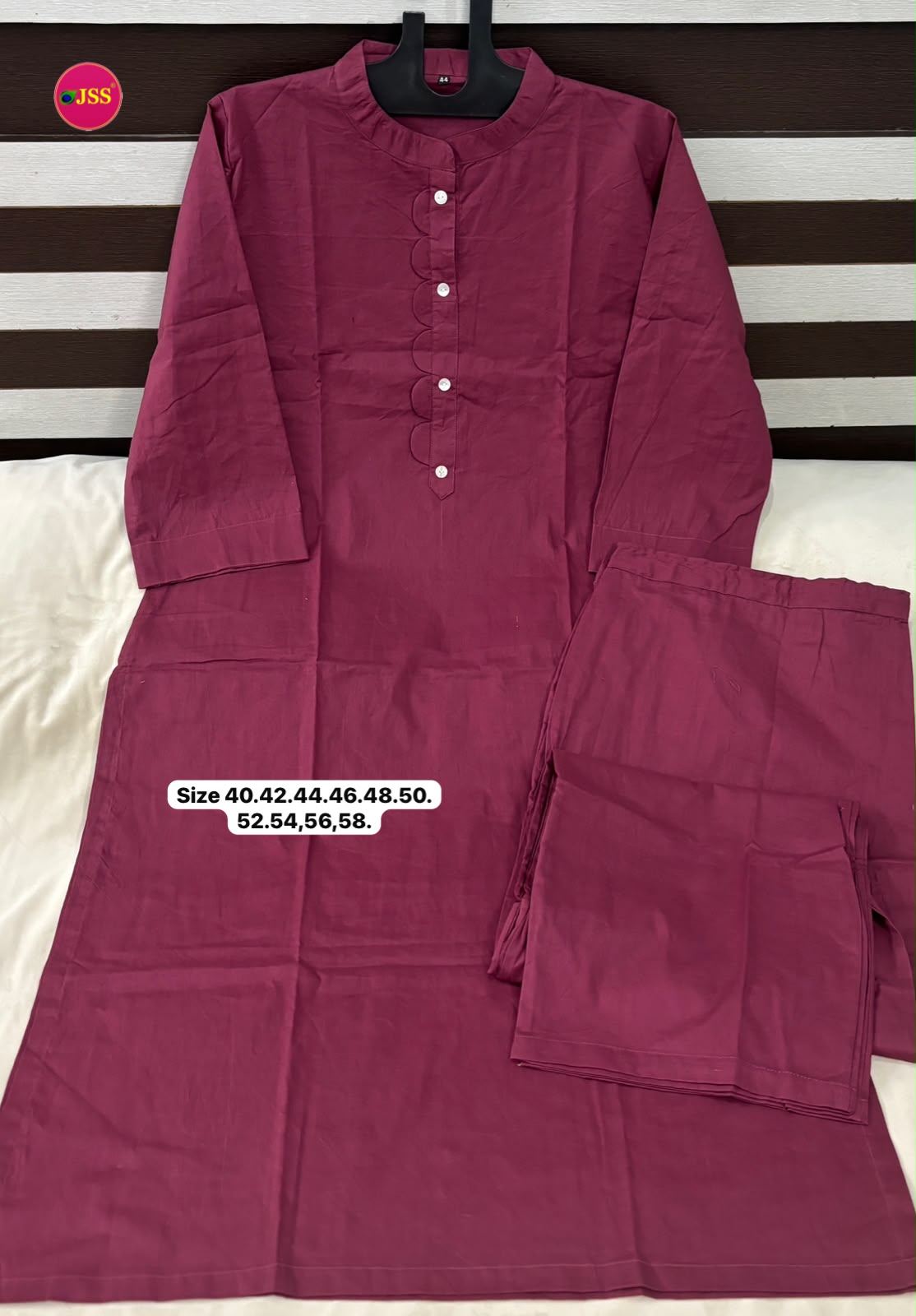 Dabu Cotton Kurti and Pant Set