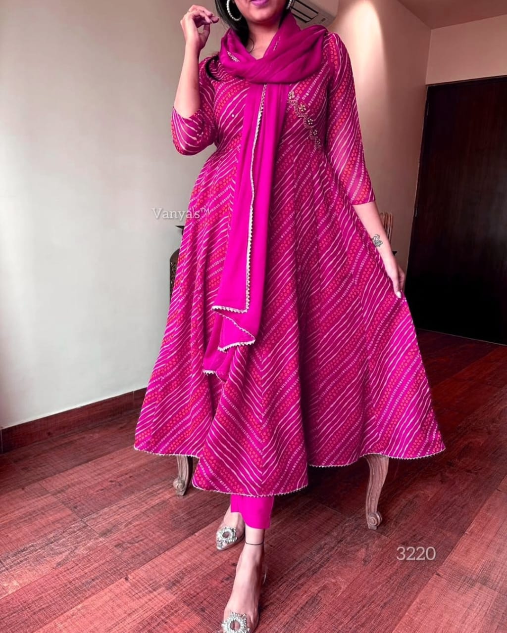 Designer Kurti Set with Pant & Dupatta