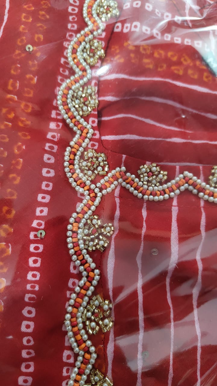 Designer Kurti Set with Pant & Dupatta