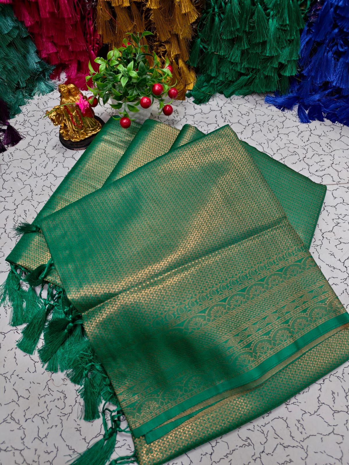 Premium Copper Softy Saree