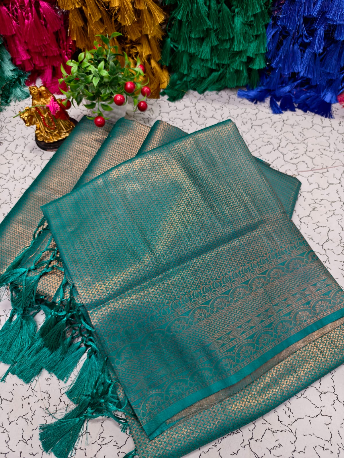 Premium Copper Softy Saree