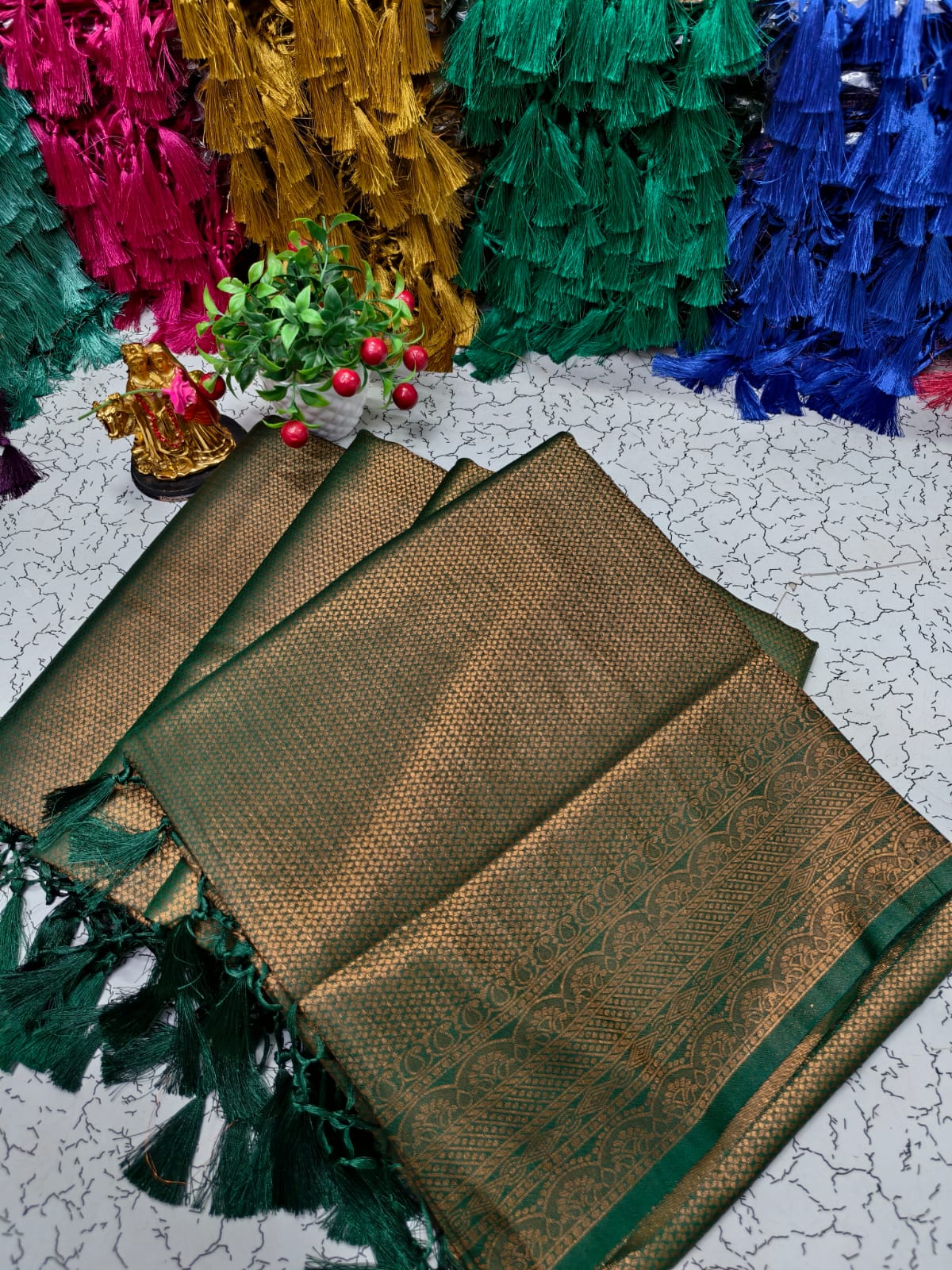 Premium Copper Softy Saree