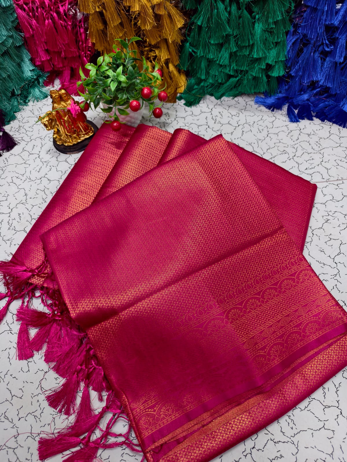 Premium Copper Softy Saree