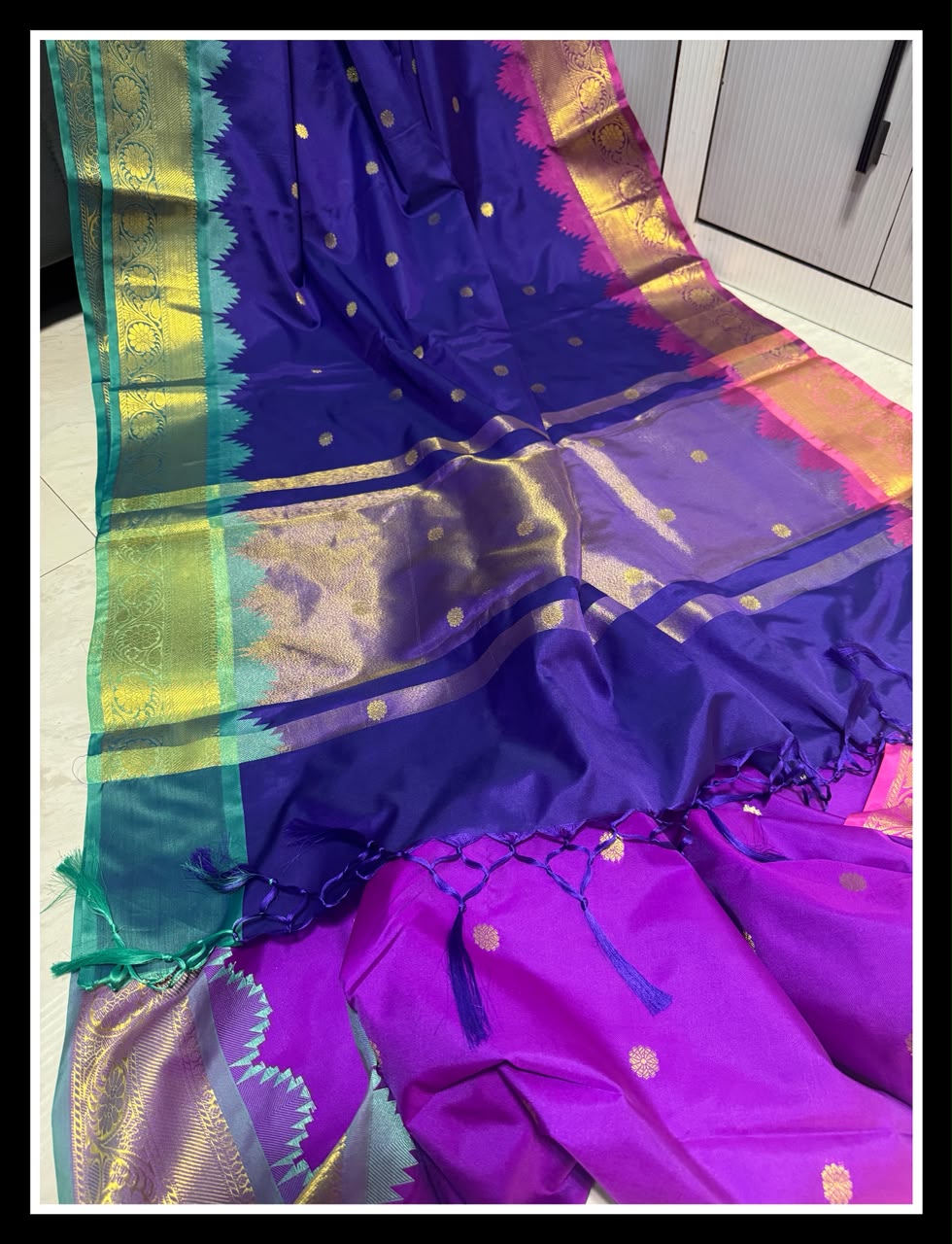 Banarasi Semi Gadwal Silk Saree