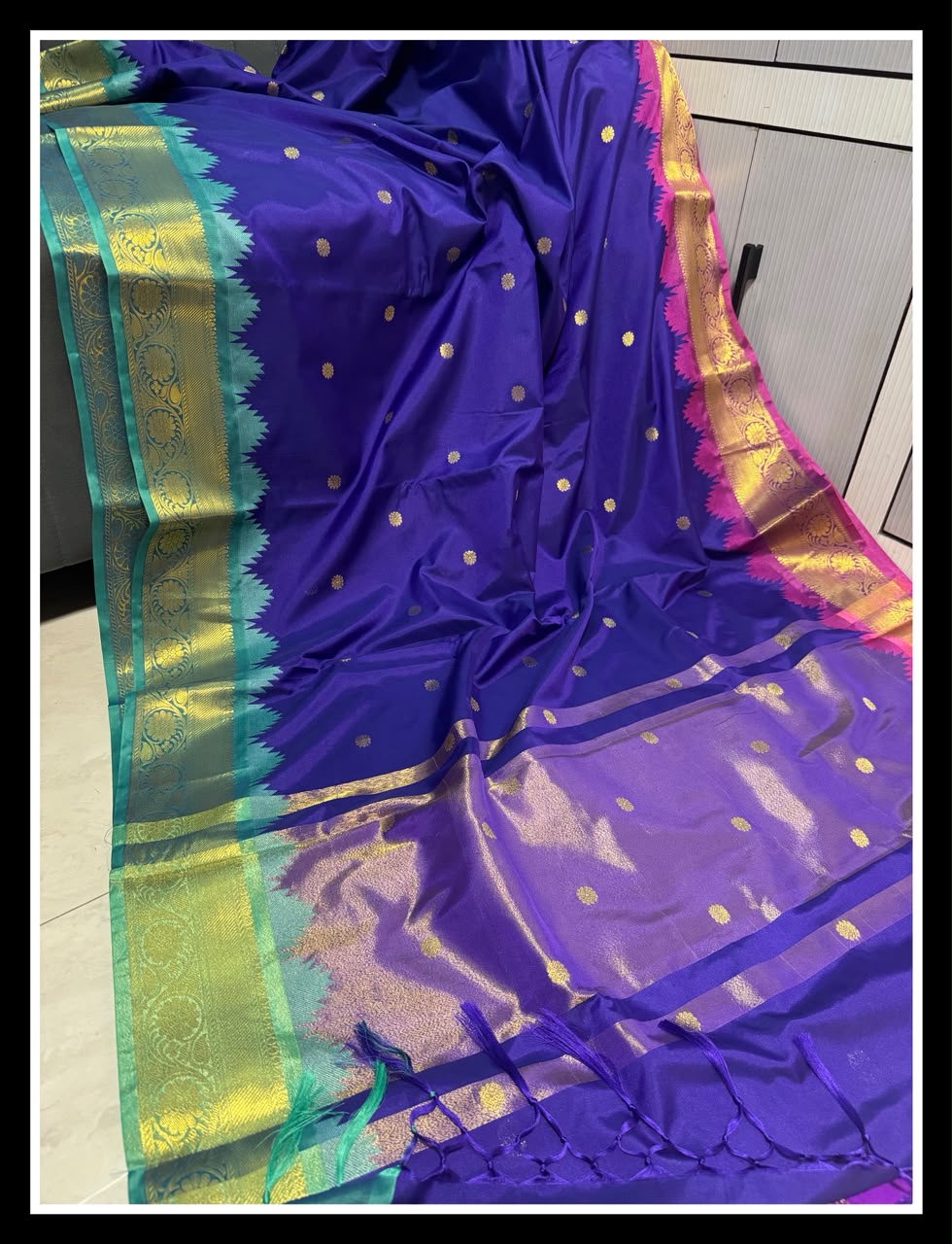 Banarasi Semi Gadwal Silk Saree