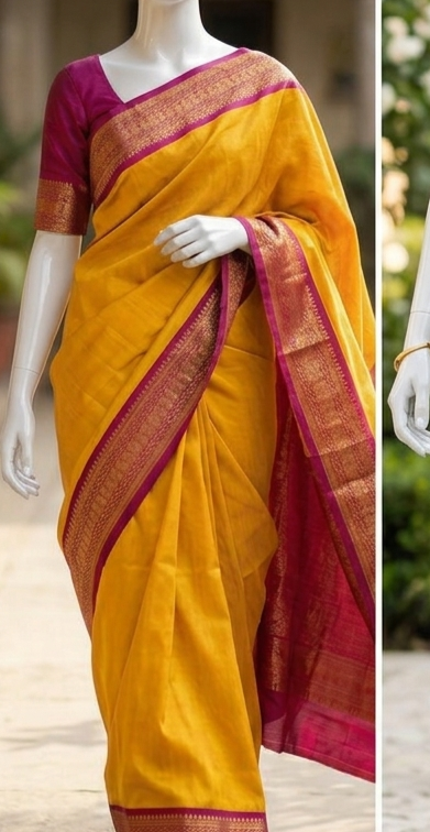 Premium Kalyani Silk Saree / Lata Gadwal Paithani