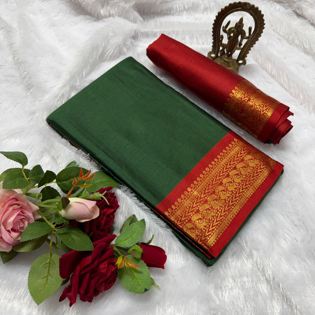 Premium Kalyani Silk Saree / Lata Gadwal Paithani