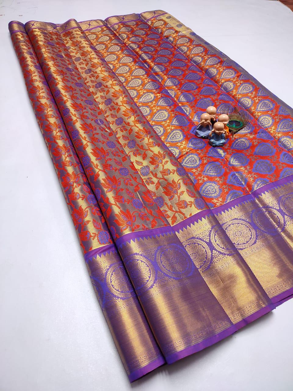 Grand Wedding Tissue Silk Saree