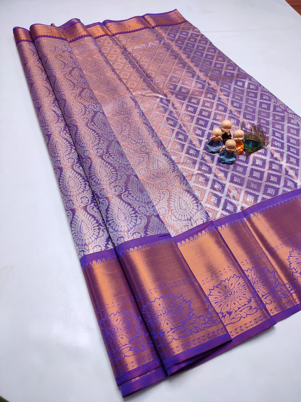 Grand Wedding Tissue Silk Saree