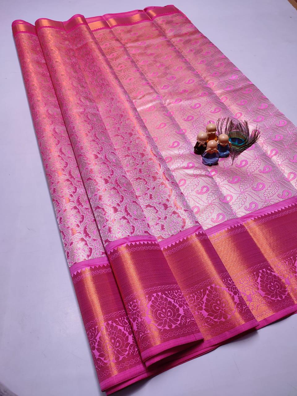 Grand Wedding Tissue Silk Saree