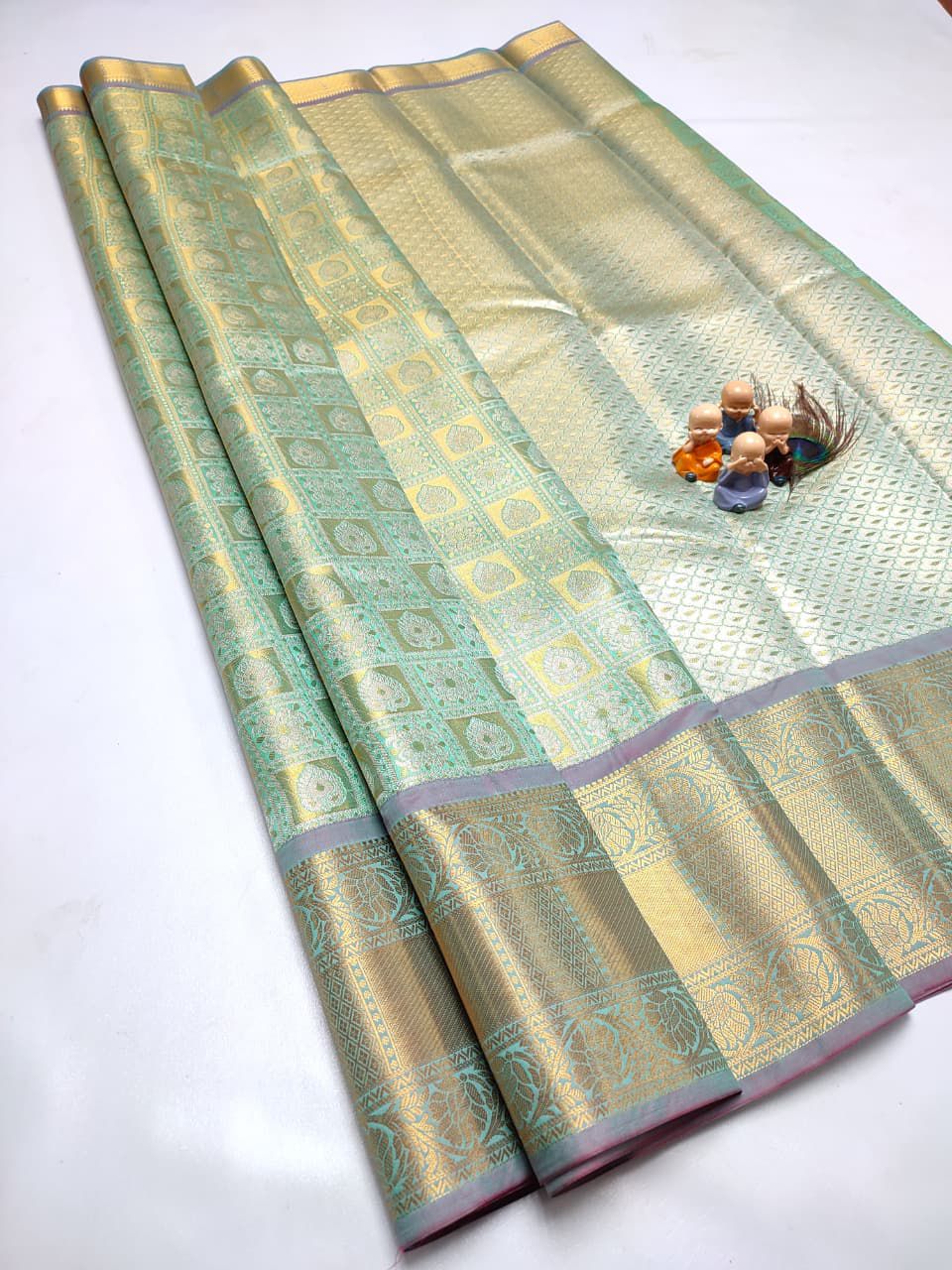 Grand Wedding Tissue Silk Saree