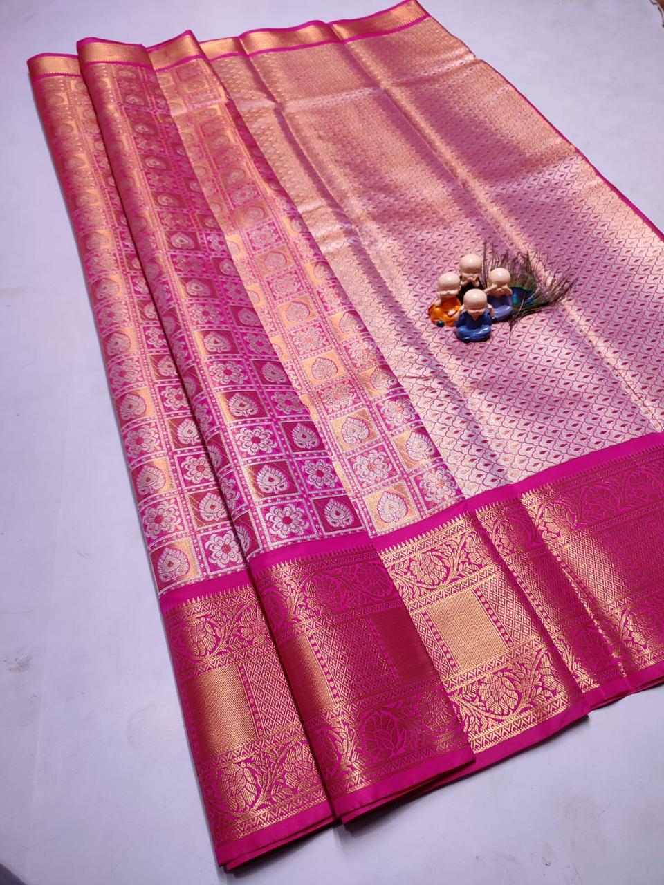 Grand Wedding Tissue Silk Saree