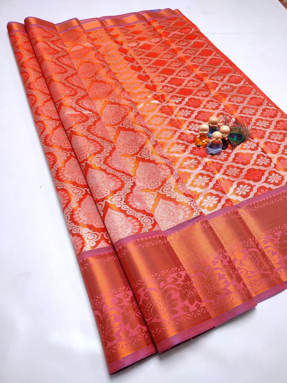 Grand Wedding Tissue Silk Saree