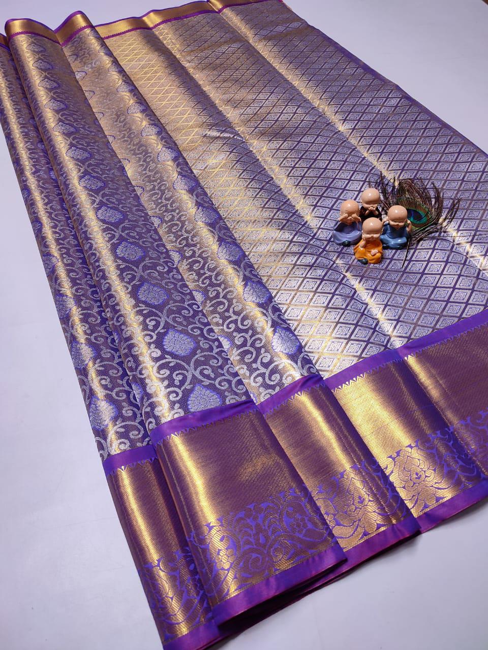 Grand Wedding Tissue Silk Saree