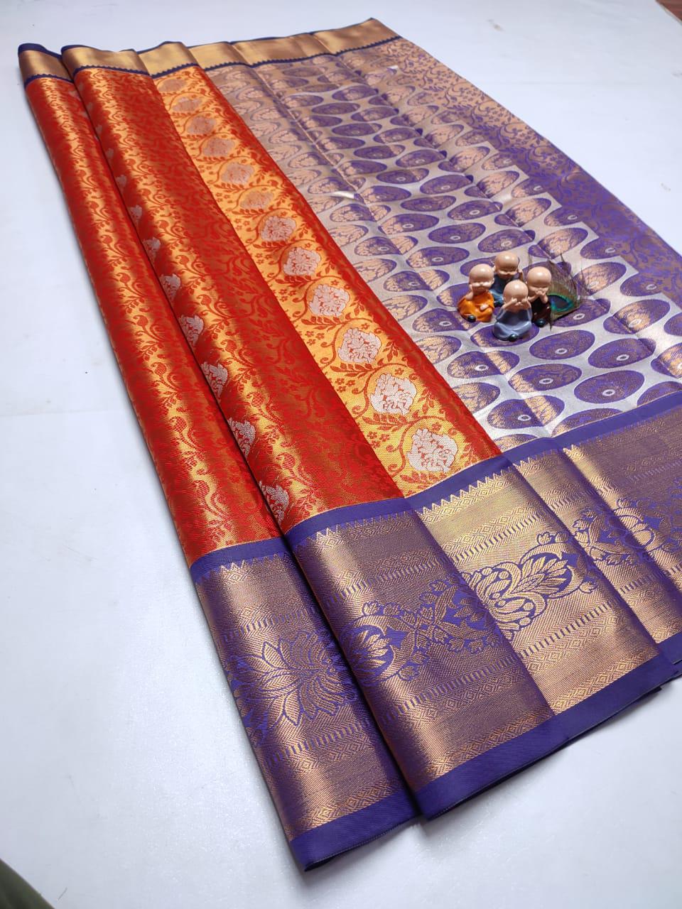 Grand Wedding Tissue Silk Saree