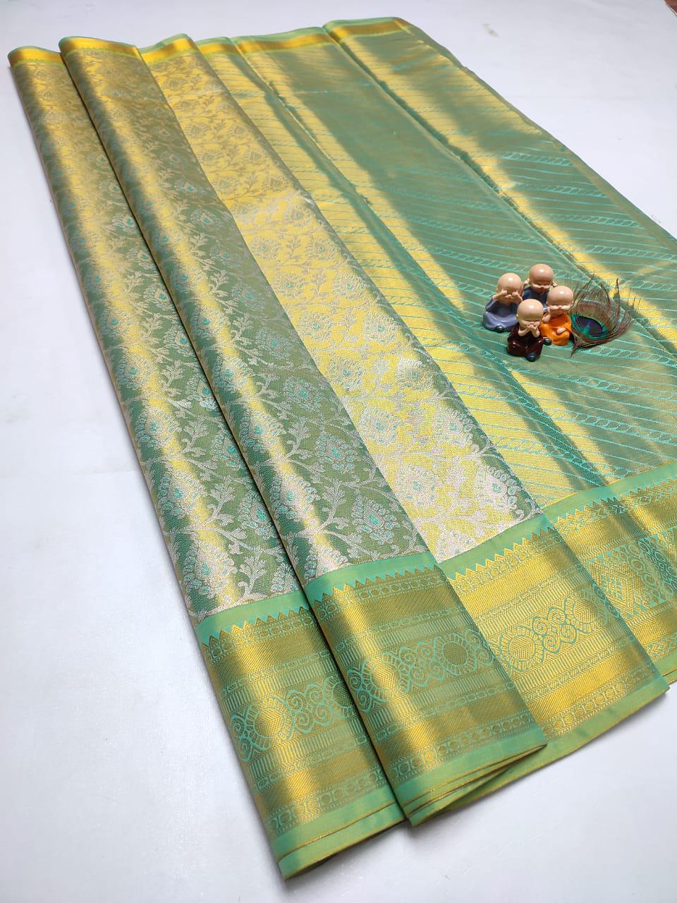 Grand Wedding Tissue Silk Saree