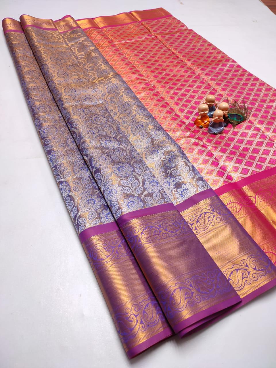 Grand Wedding Tissue Silk Saree
