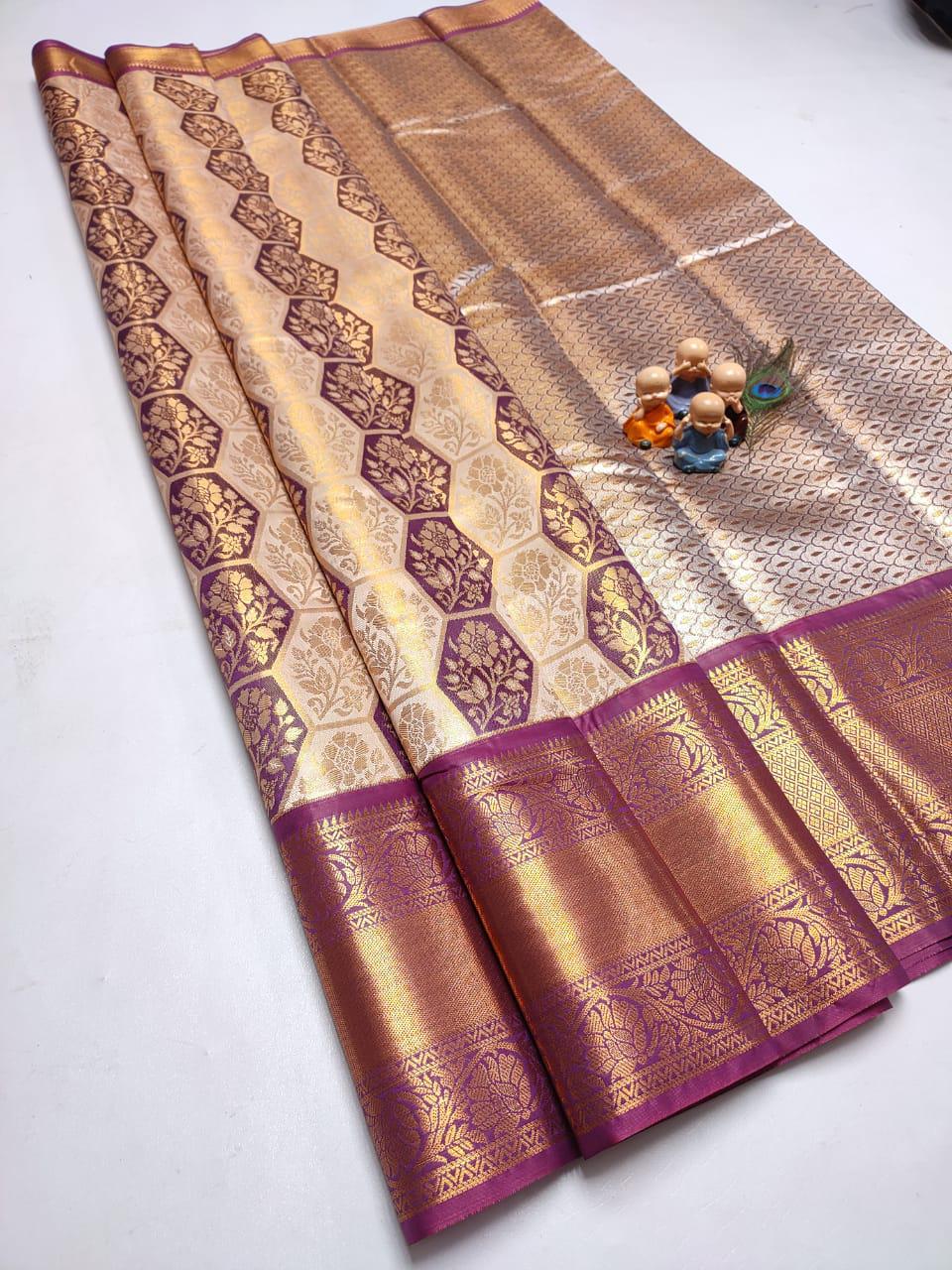 Grand Wedding Tissue Silk Saree