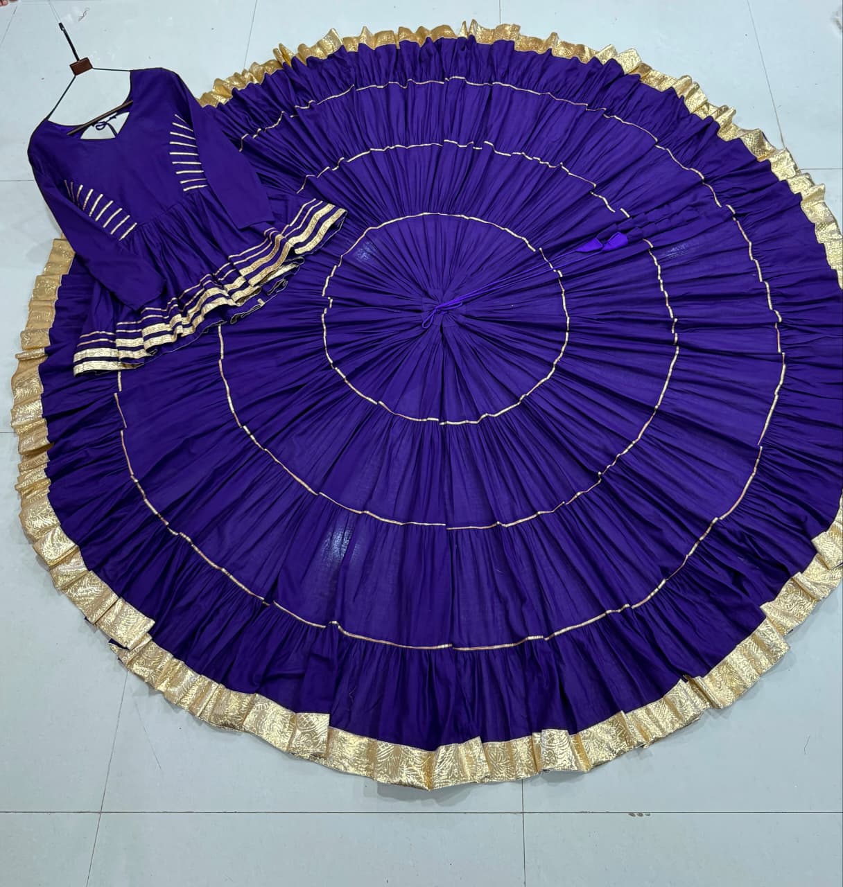 Designer Lehenga with Peplum Top