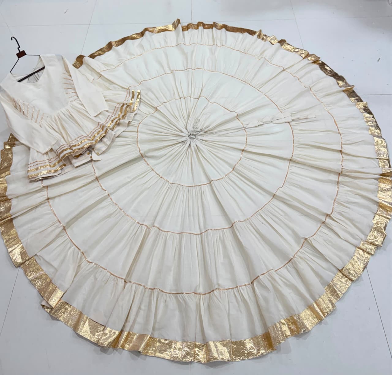 Designer Lehenga with Peplum Top