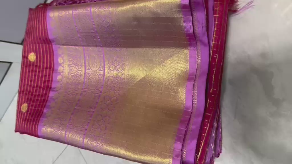 Banarasi Semi Ektara Soft Silk Saree