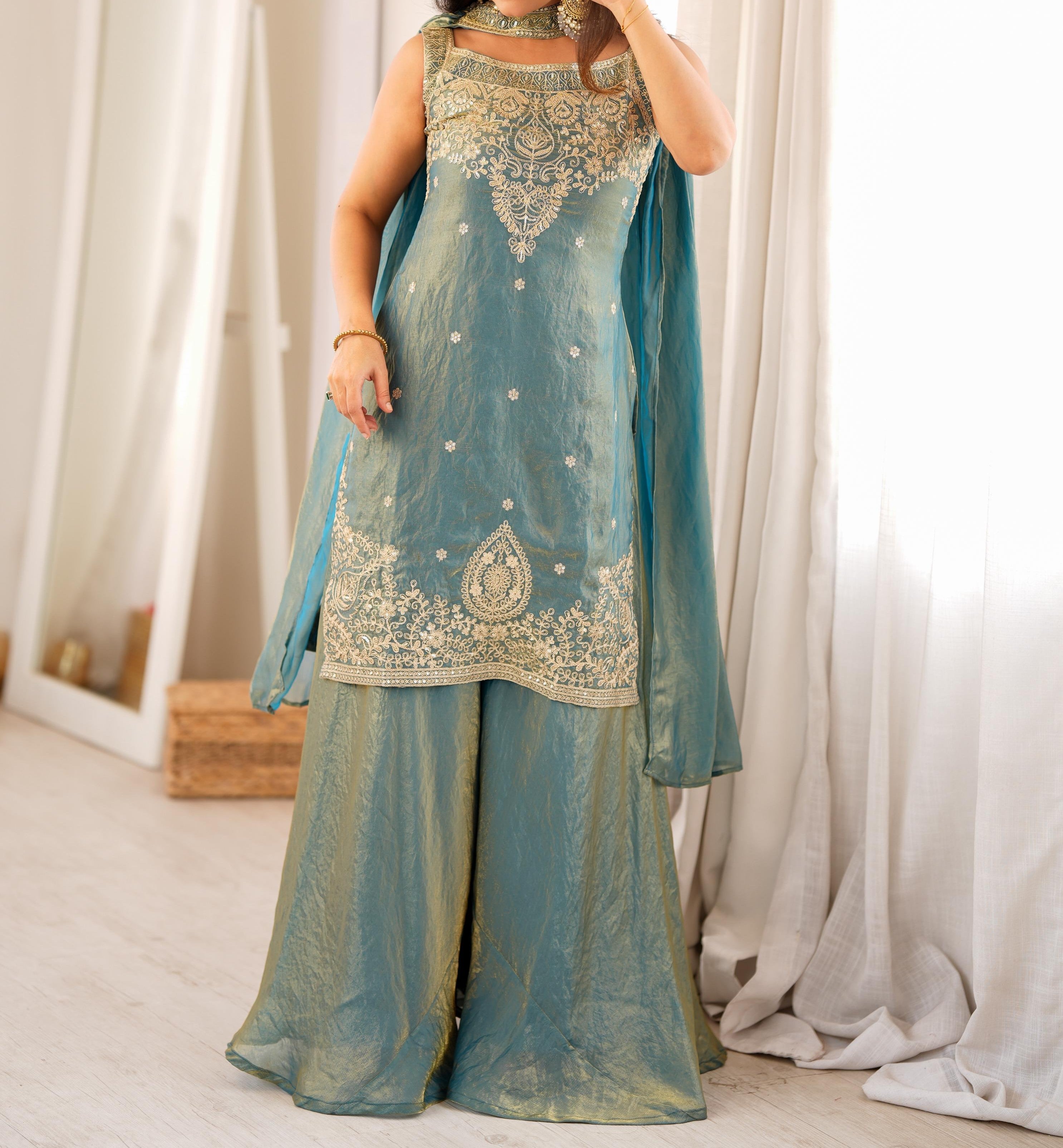 Designer Sharara Set