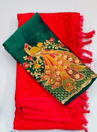 Party Wear Space Silk Saree