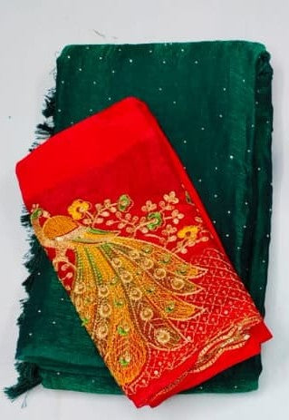 Party Wear Space Silk Saree