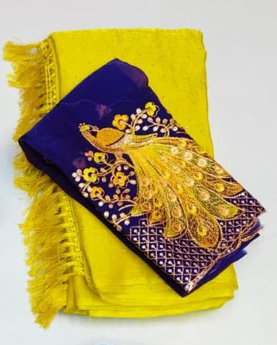 Party Wear Space Silk Saree