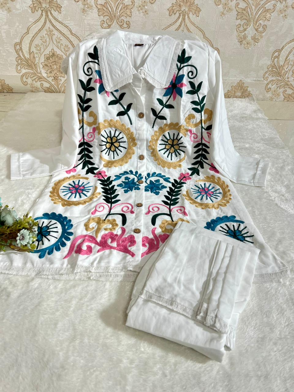 Designer Cotton Co-Ord Set