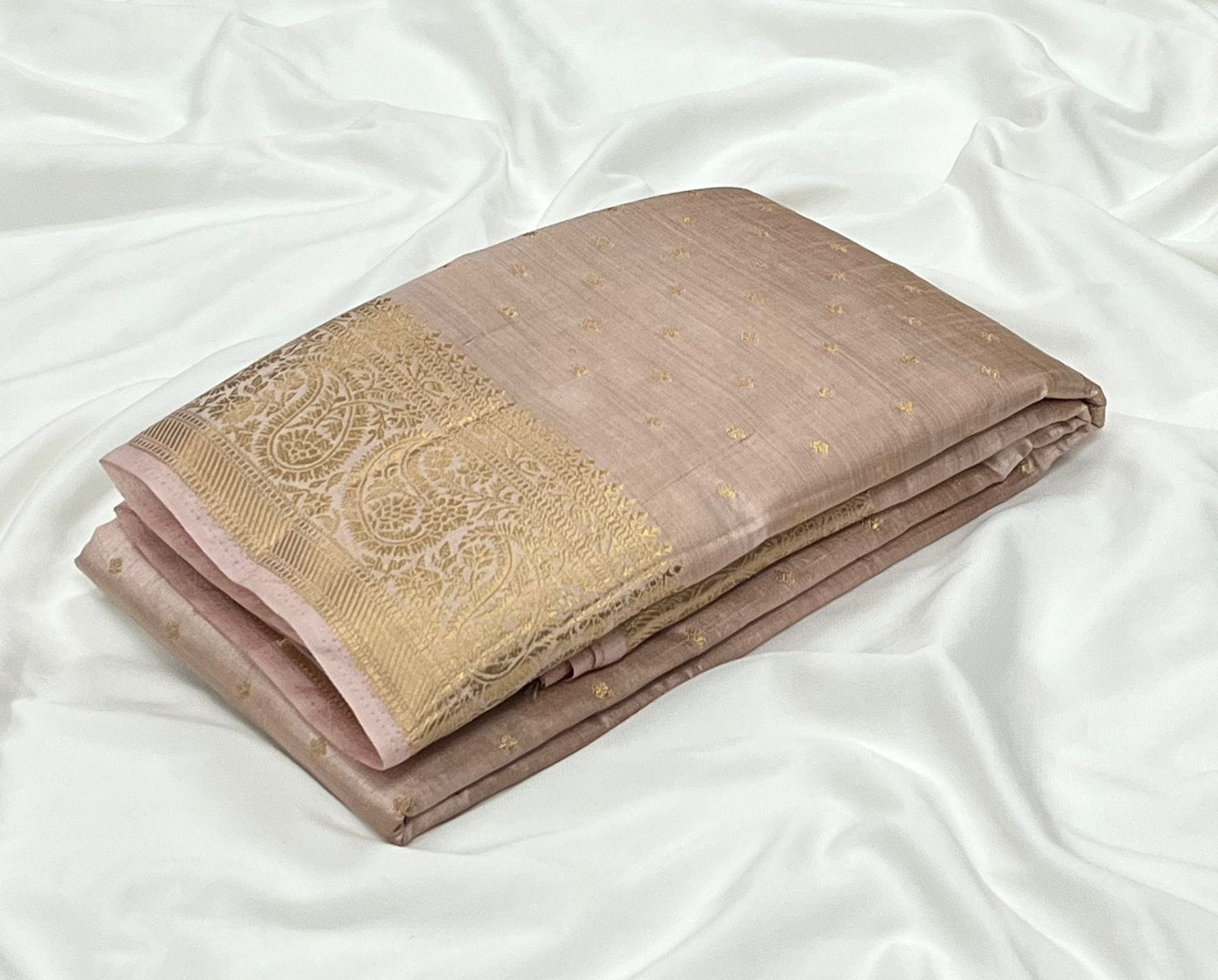 Premium Linen Tussar Silk Saree