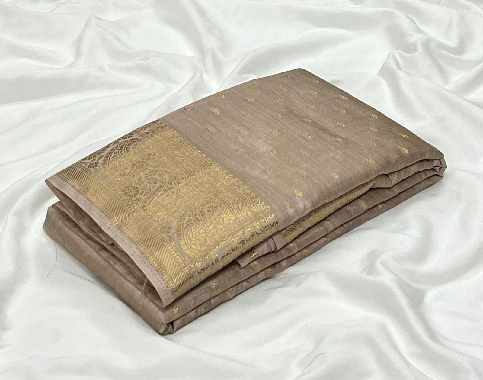 Premium Linen Tussar Silk Saree